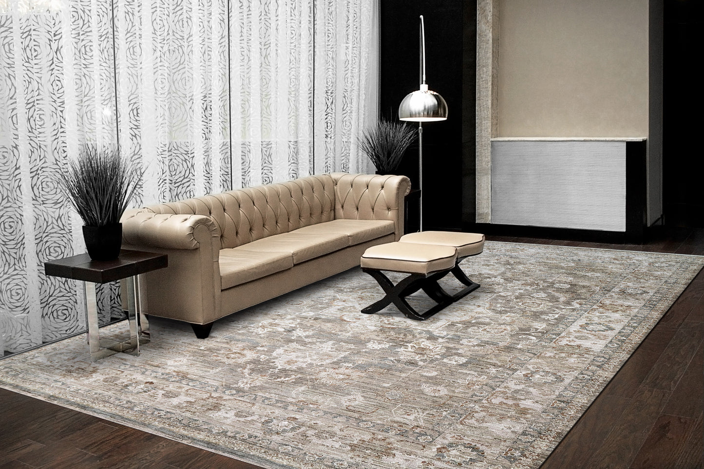 Flare 14740-891 Beige/Grey/Ivory Area Rug