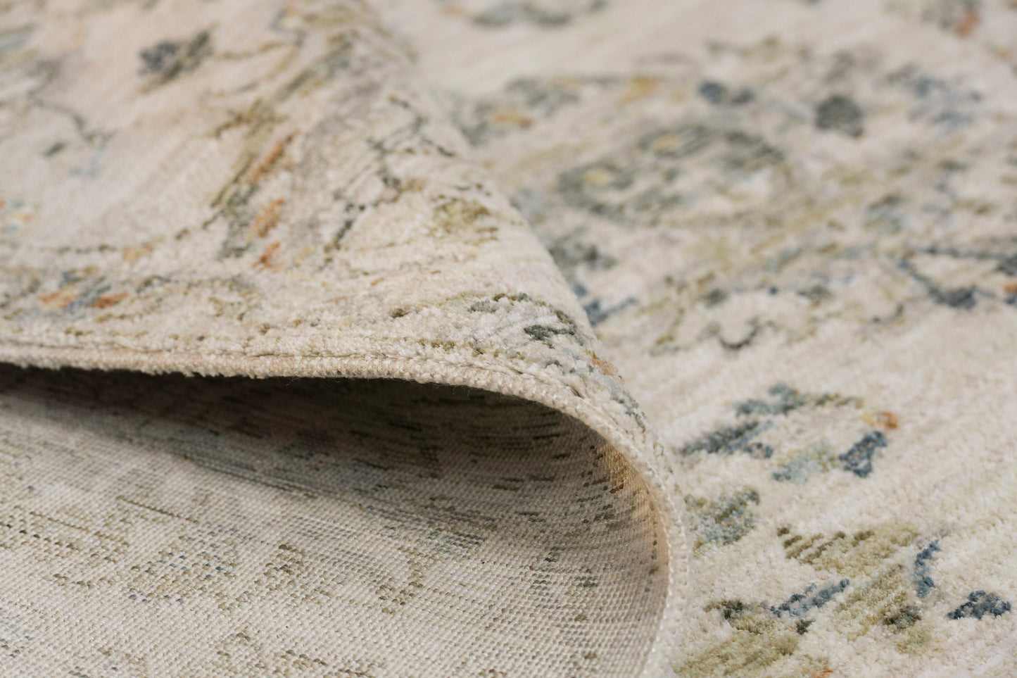 Flare 14742-850 Beige/Blue Area Rug