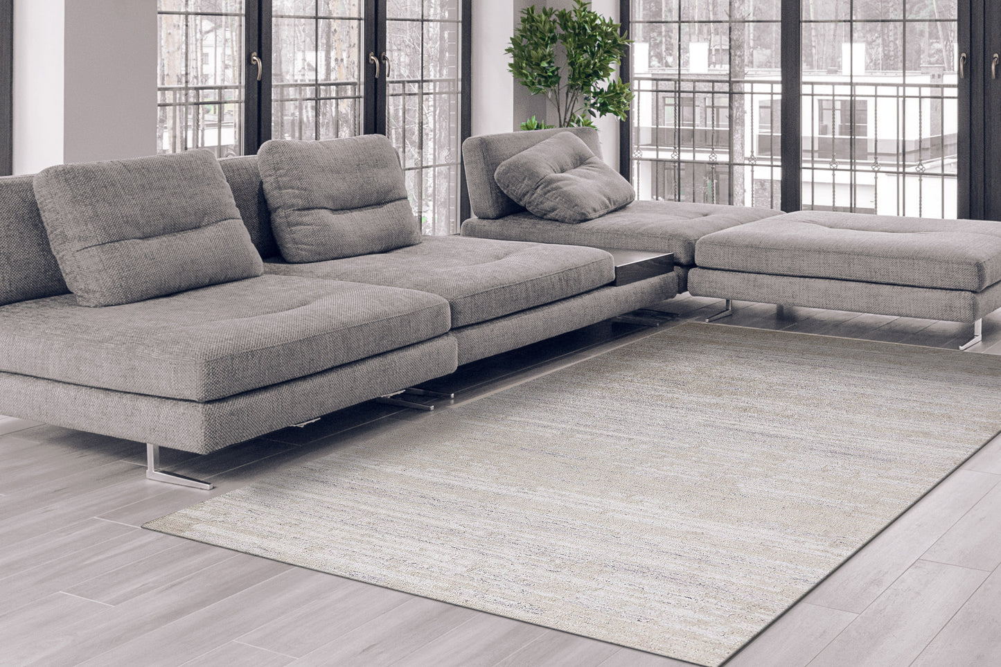 Forever 7666-810 Light Beige Area Rug