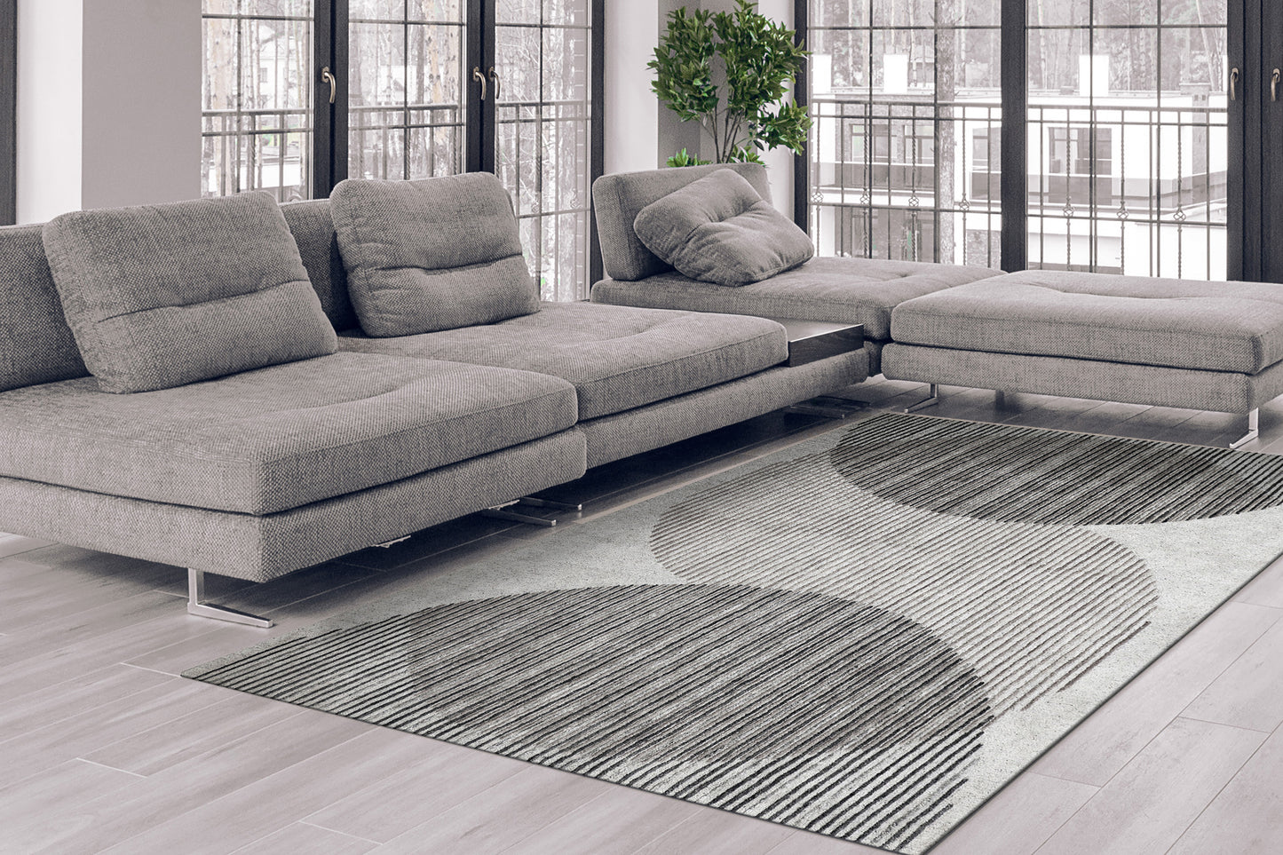 Forever 7668-990 Silver/Grey Area Rug