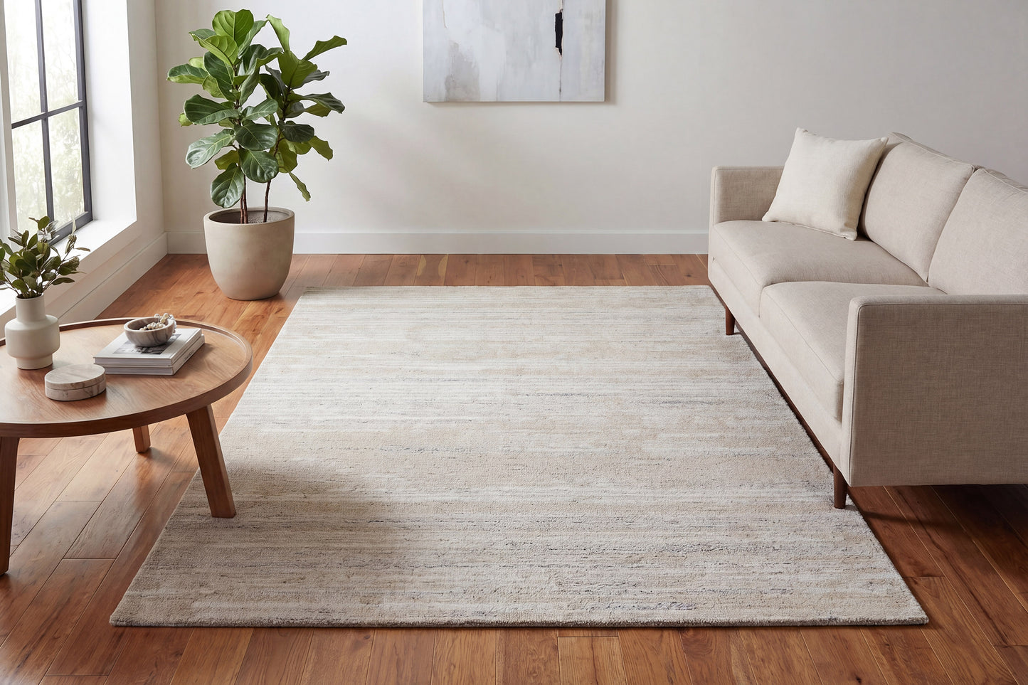 Forever 7666-810 Light Beige Area Rug