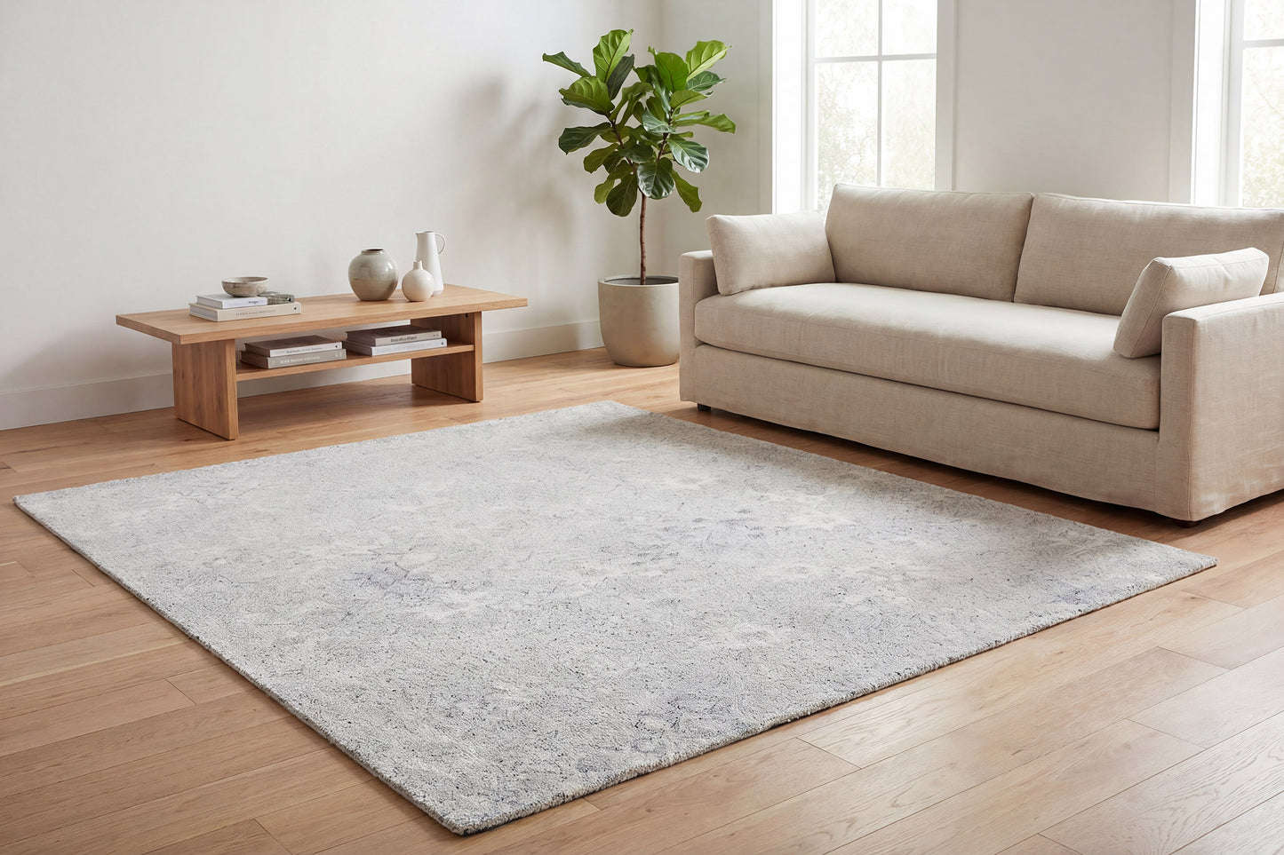 Forever 7667-900 Silver Area Rug