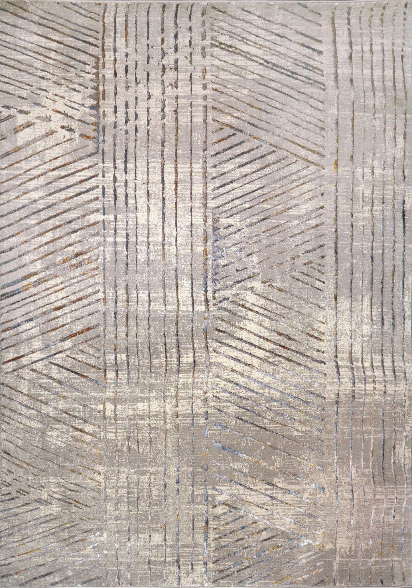 Gold 1364-919 Grey/Ivory/Multi Area Rug