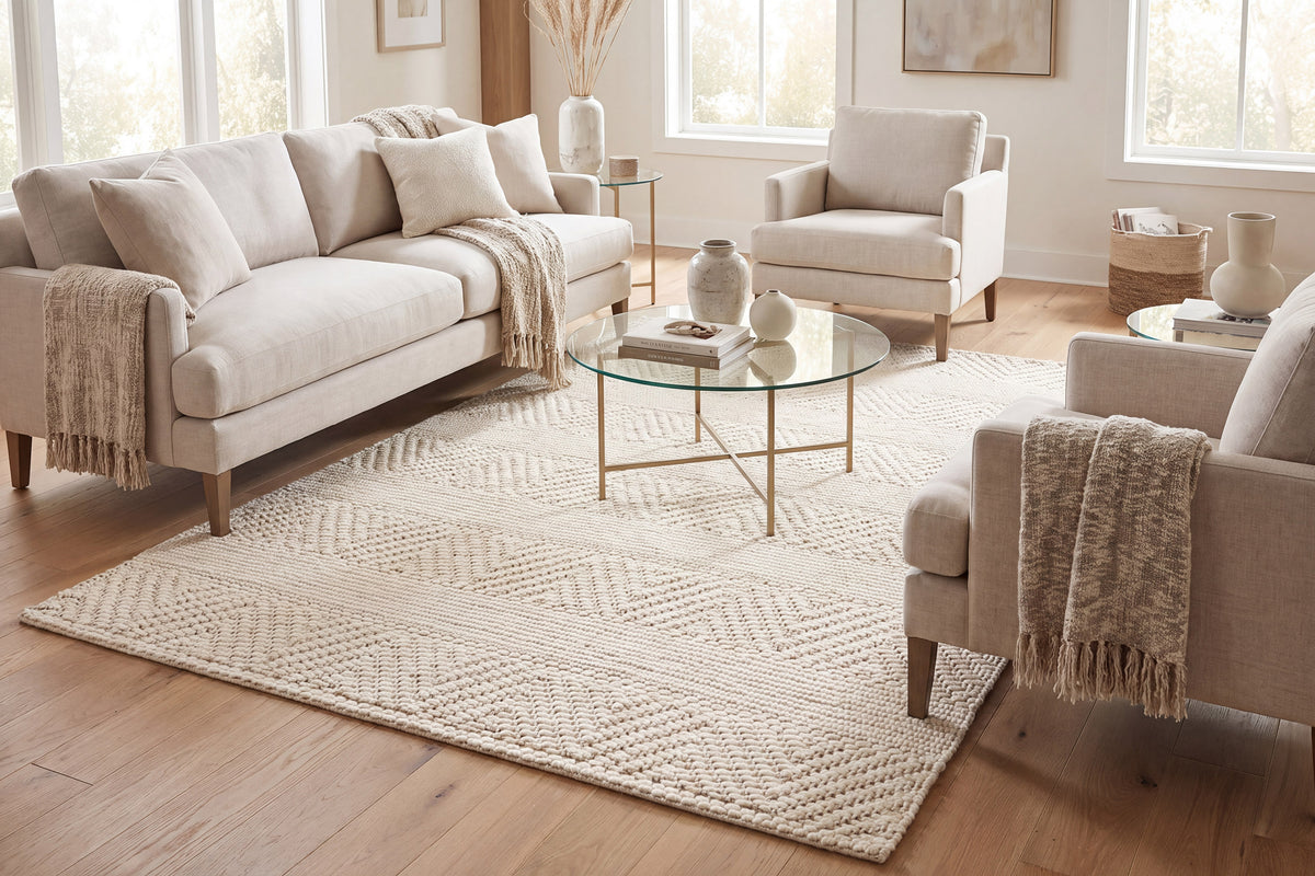 Grove 6211-100 Ivory Area Rug