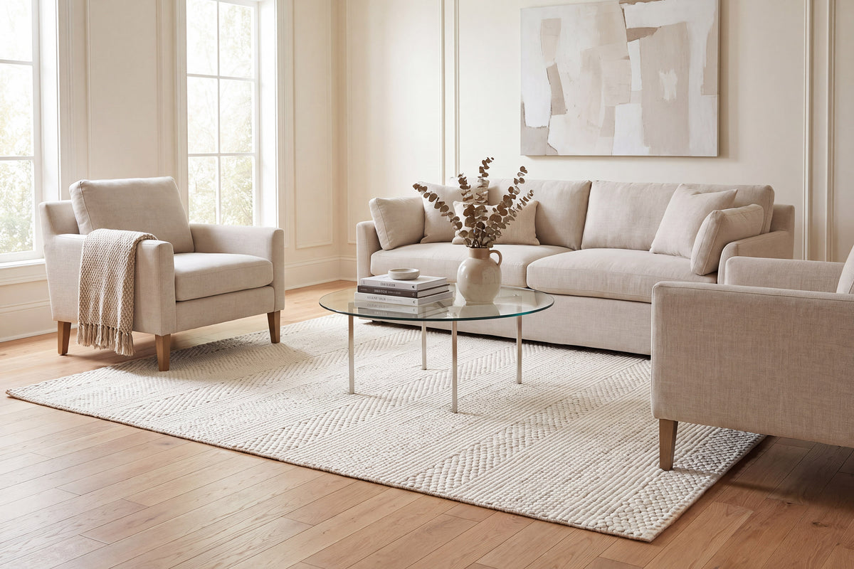 Grove 6212-100 Ivory Area Rug