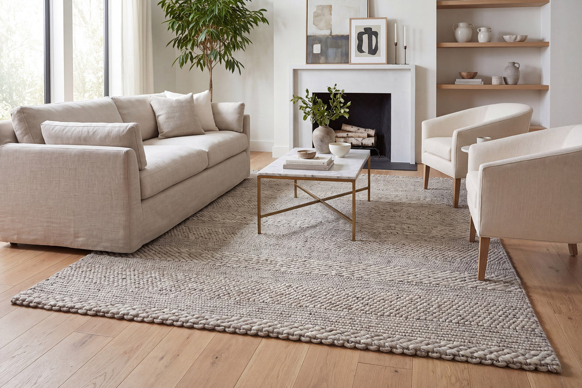 Grove 6212-909 Natural Grey Area Rug
