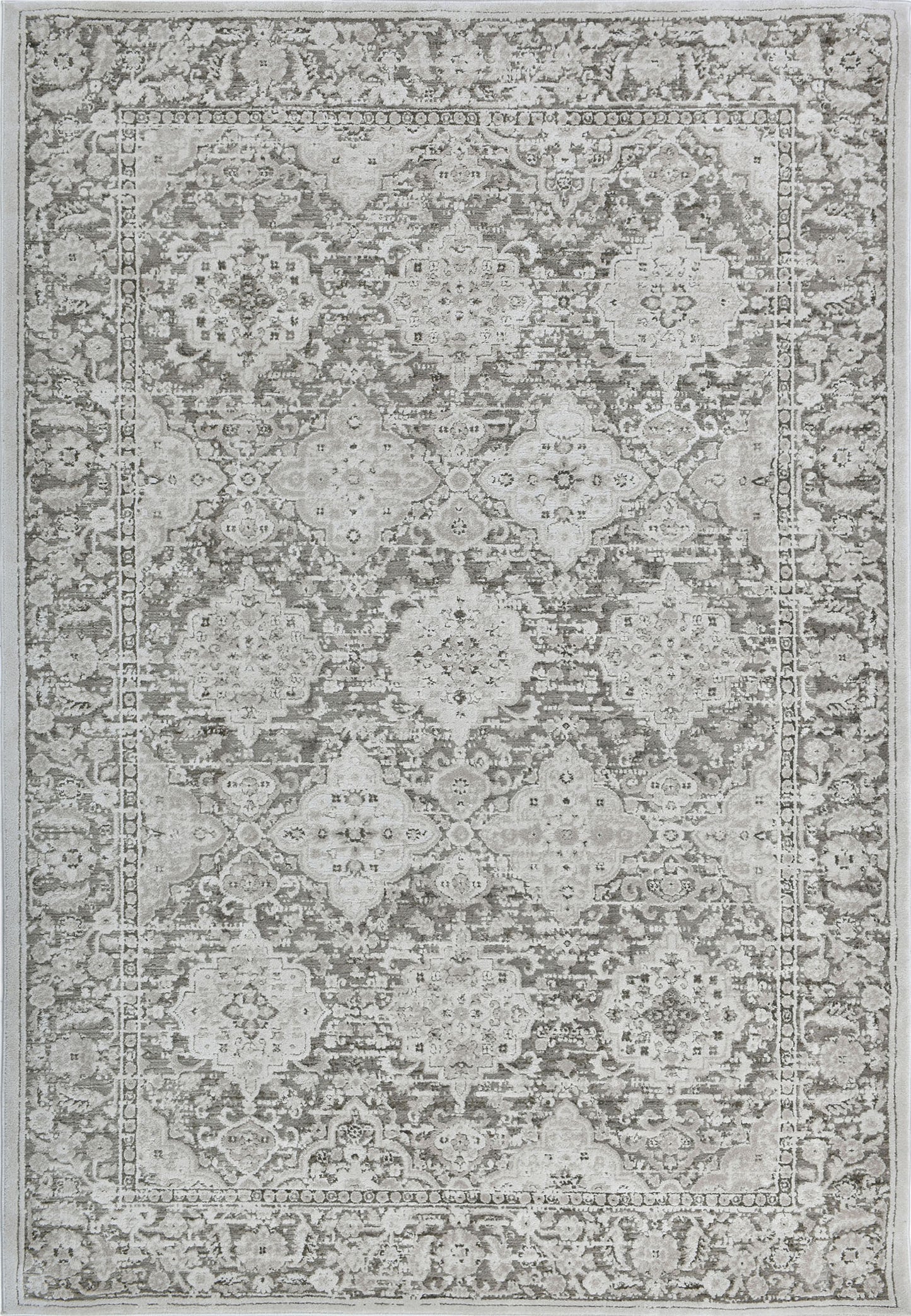 Hamilton 10605-990 Grey/Dark Grey Area Rug