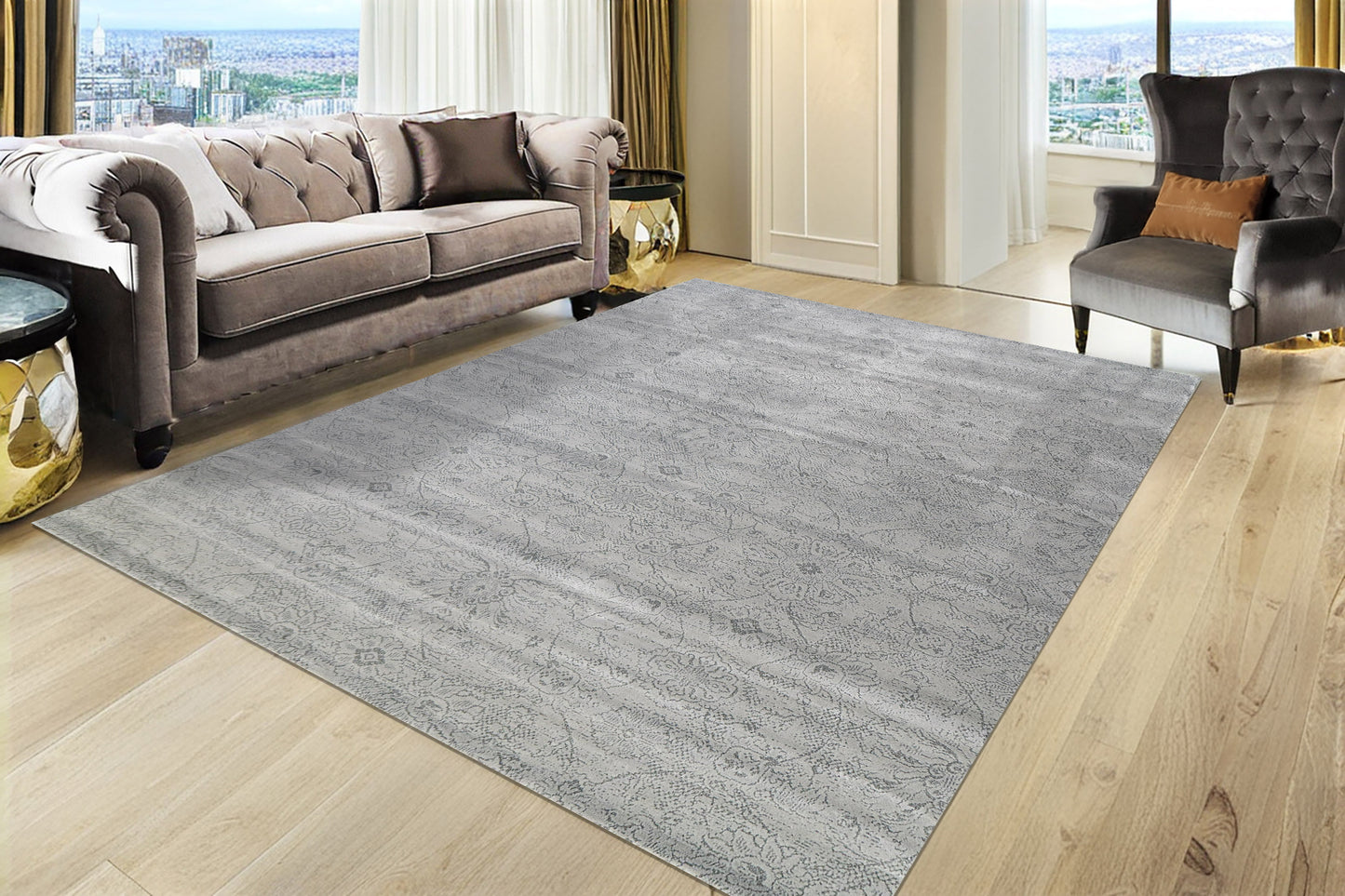 Harmony 59002-5555 Ivory/Blue Area Rug