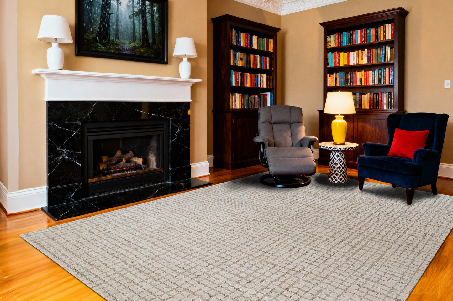 Harmony 59003-8555 Beige/Grey Area Rug