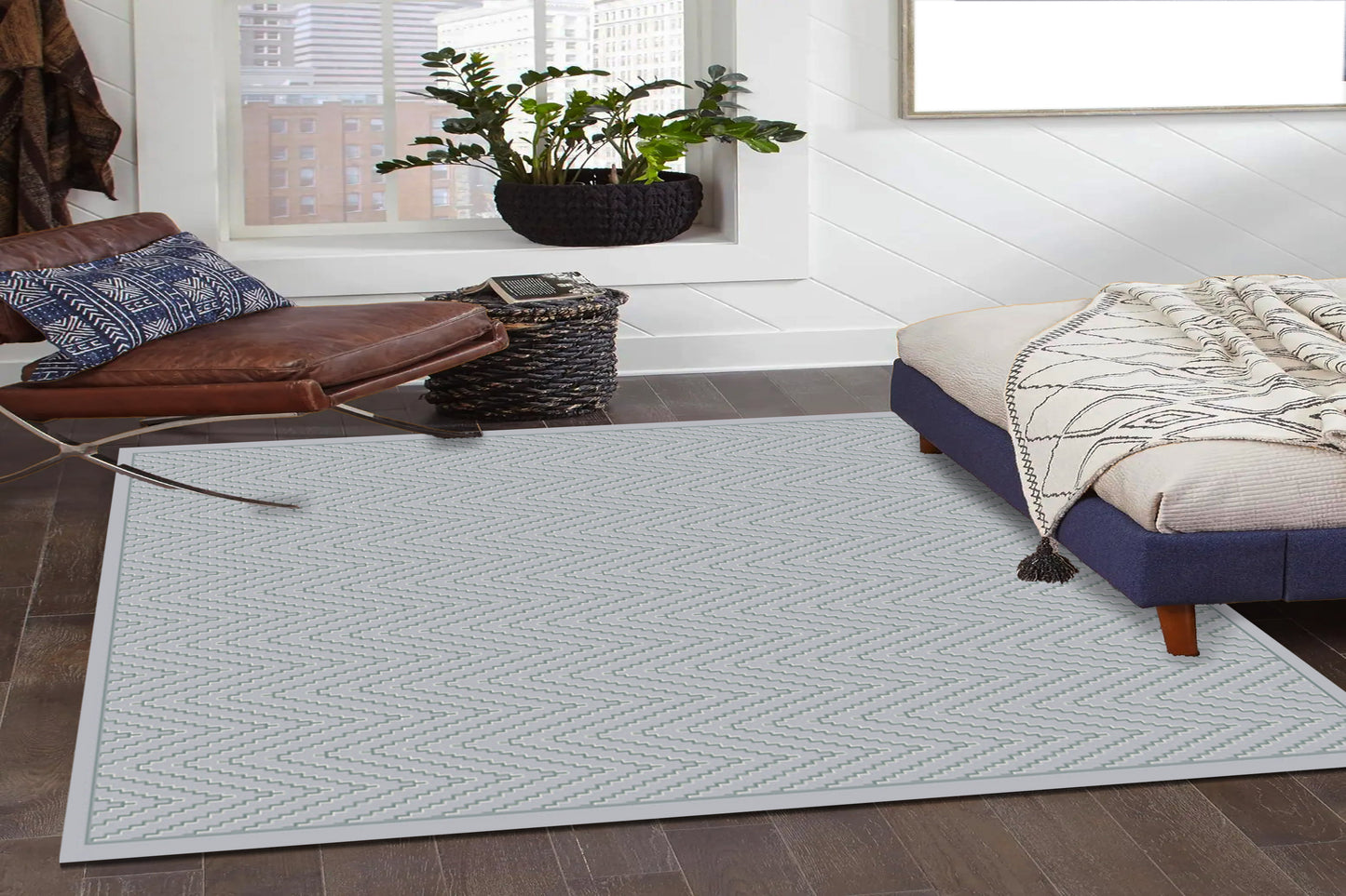 Harmony 59019-5555 Ivory/Blue Area Rug