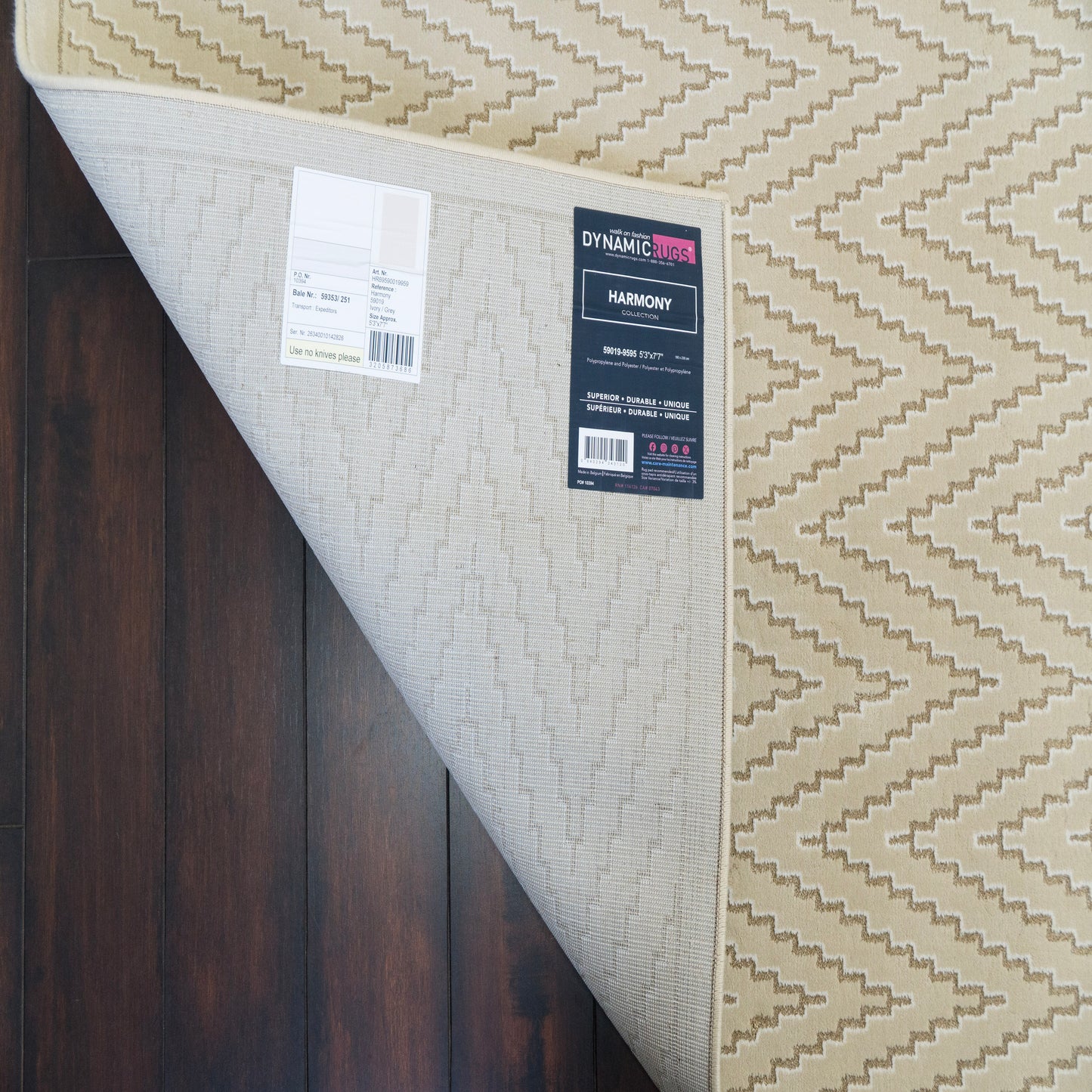 Harmony 59019-9595 Ivory/Grey Area Rug
