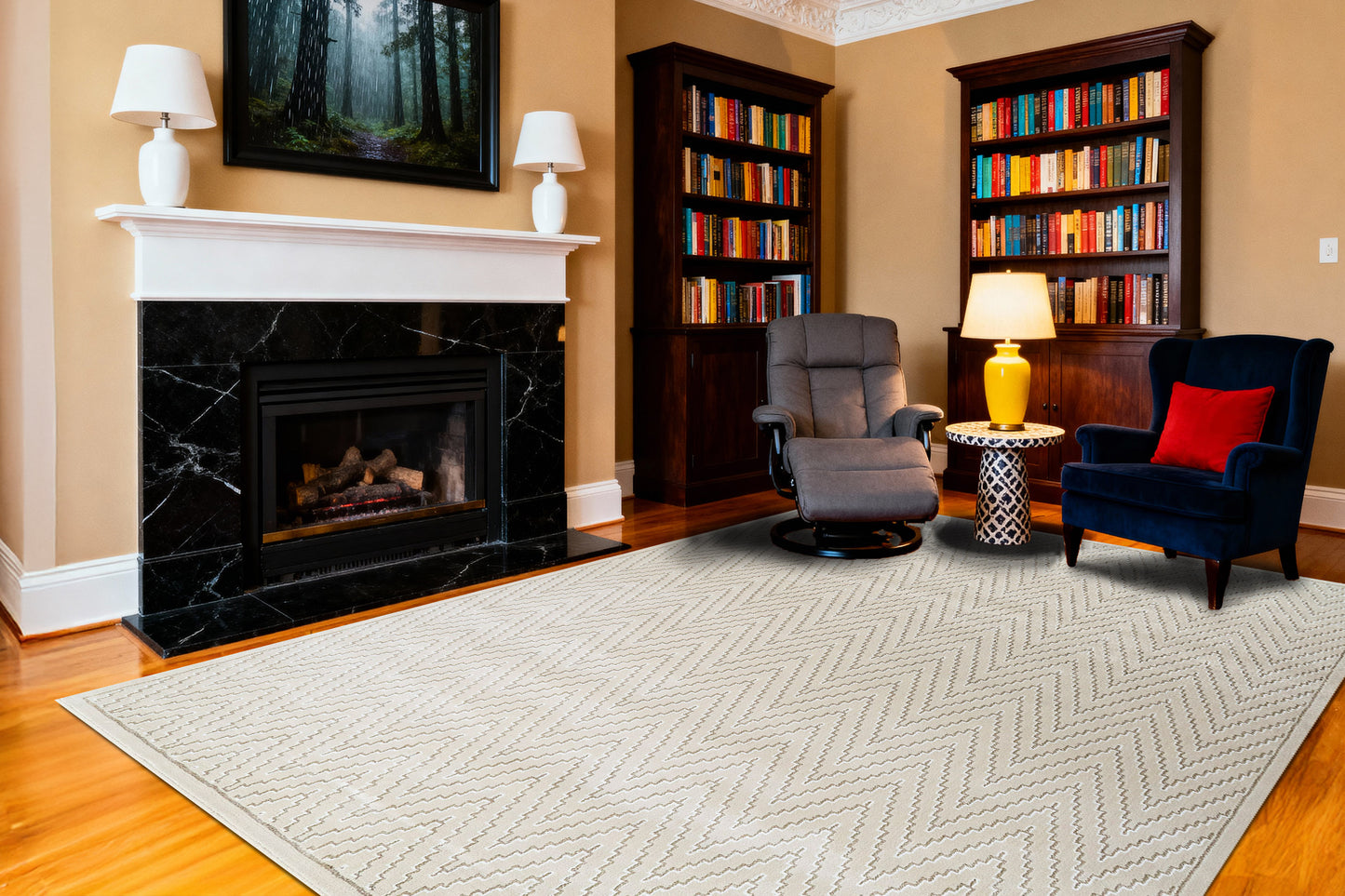 Harmony 59019-9595 Ivory/Grey Area Rug