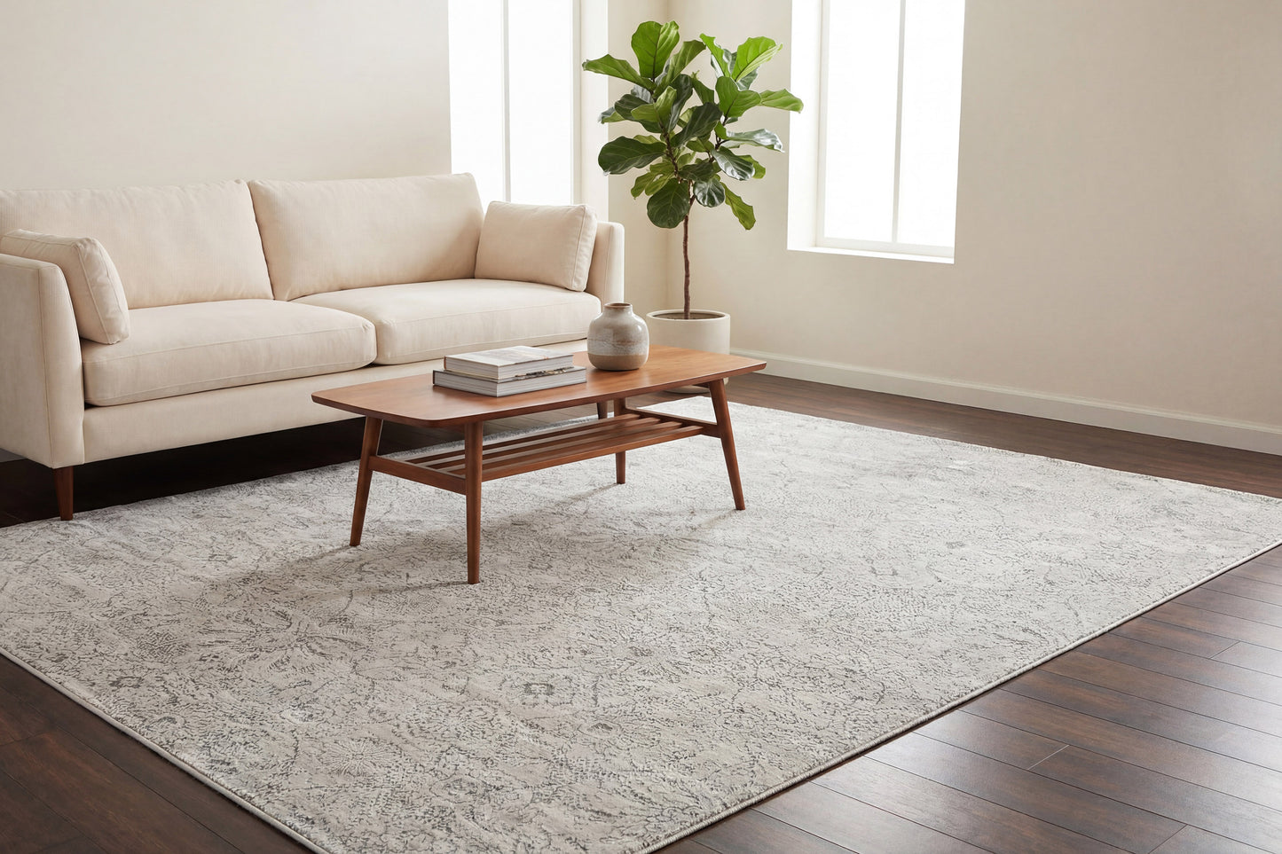 Harmony 59002-5555 Ivory/Blue Area Rug