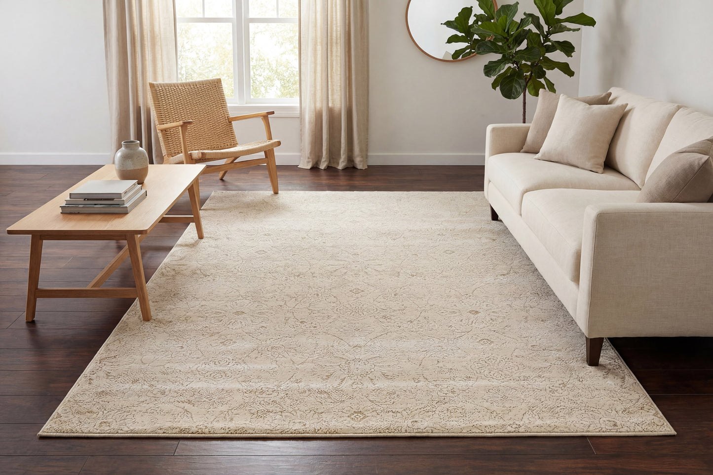 Harmony 59002-9595 Beige/Ivory Area Rug