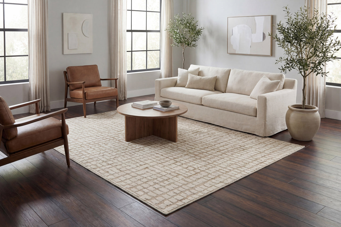Harmony 59003-6595 Ivory/Beige Area Rug