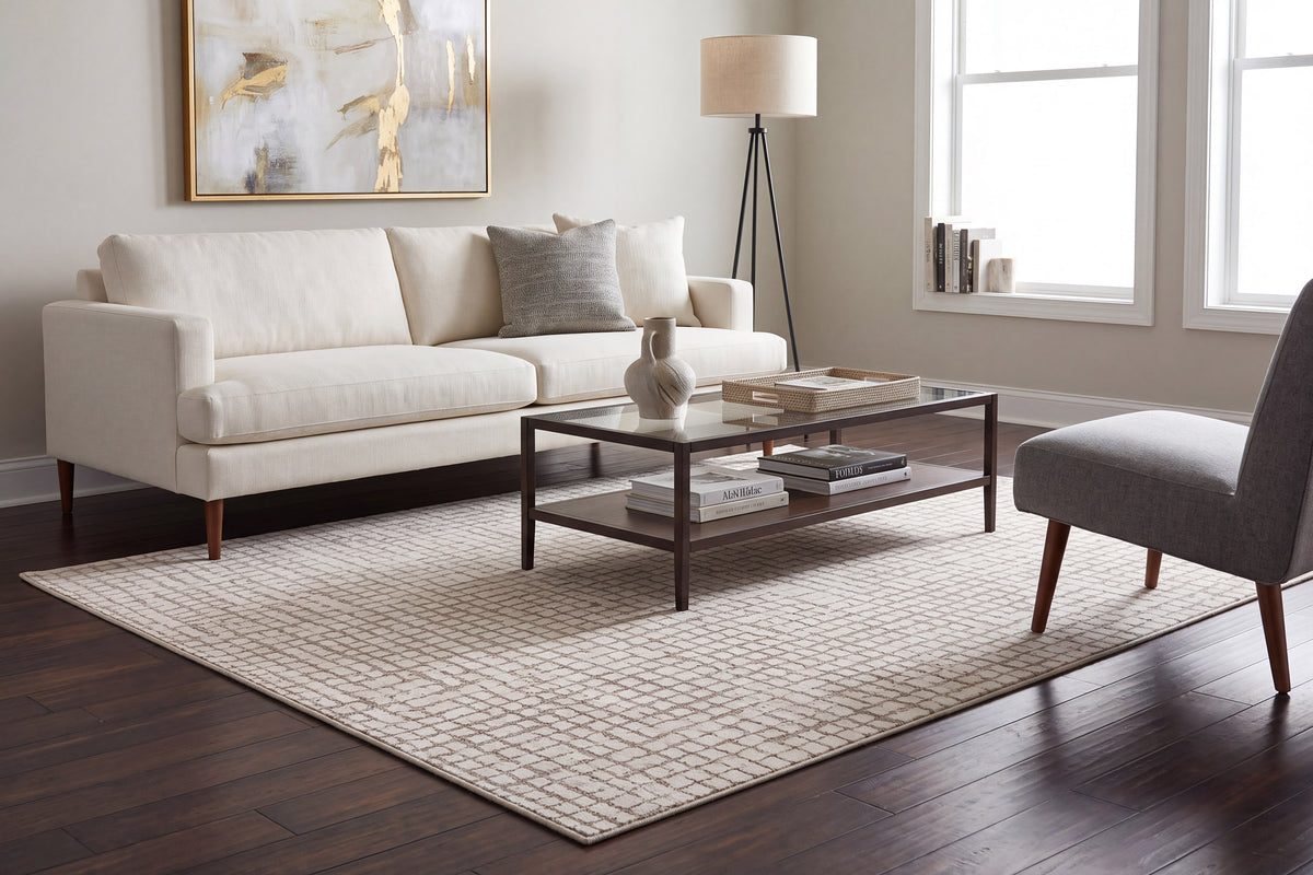 Harmony 59003-8555 Beige/Grey Area Rug