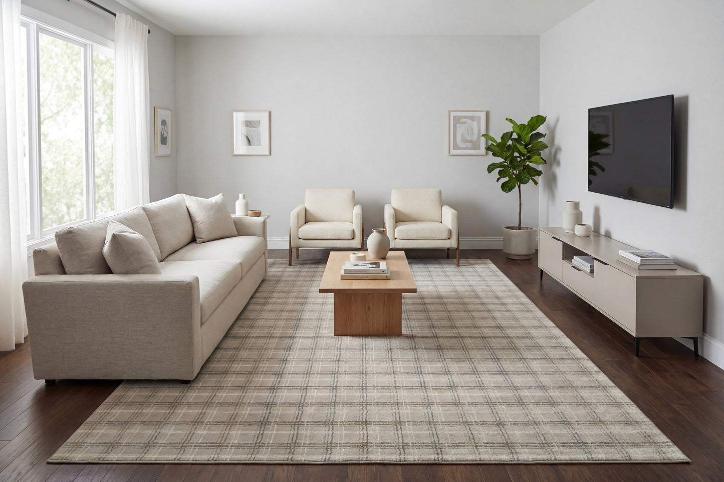 Harmony 59005-8575 Beige/Grey Area Rug