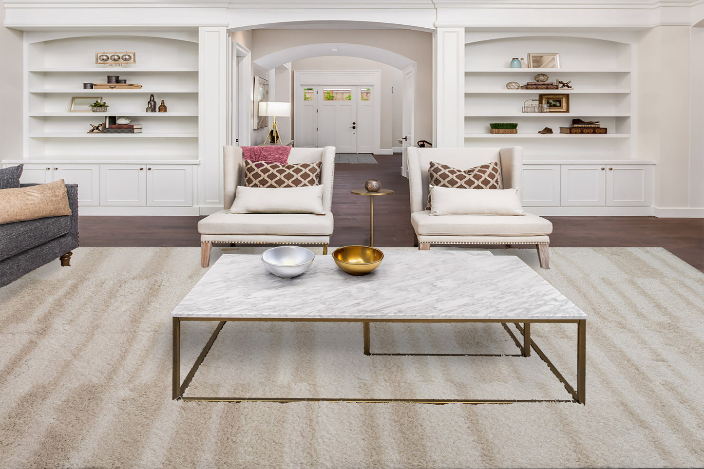 Haven 19592-180 Ivory/Beige Area Rug