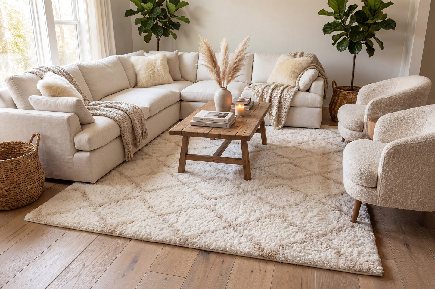 Haven 19590-180 Ivory/Beige Area Rug