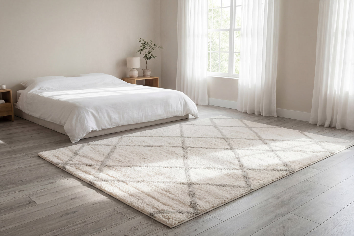 Haven 19594-190 Ivory/Grey Area Rug
