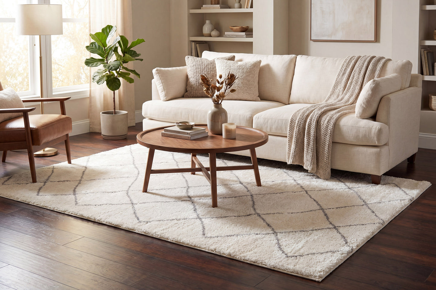 Helena 16041-190 Ivory/Grey Area Rug