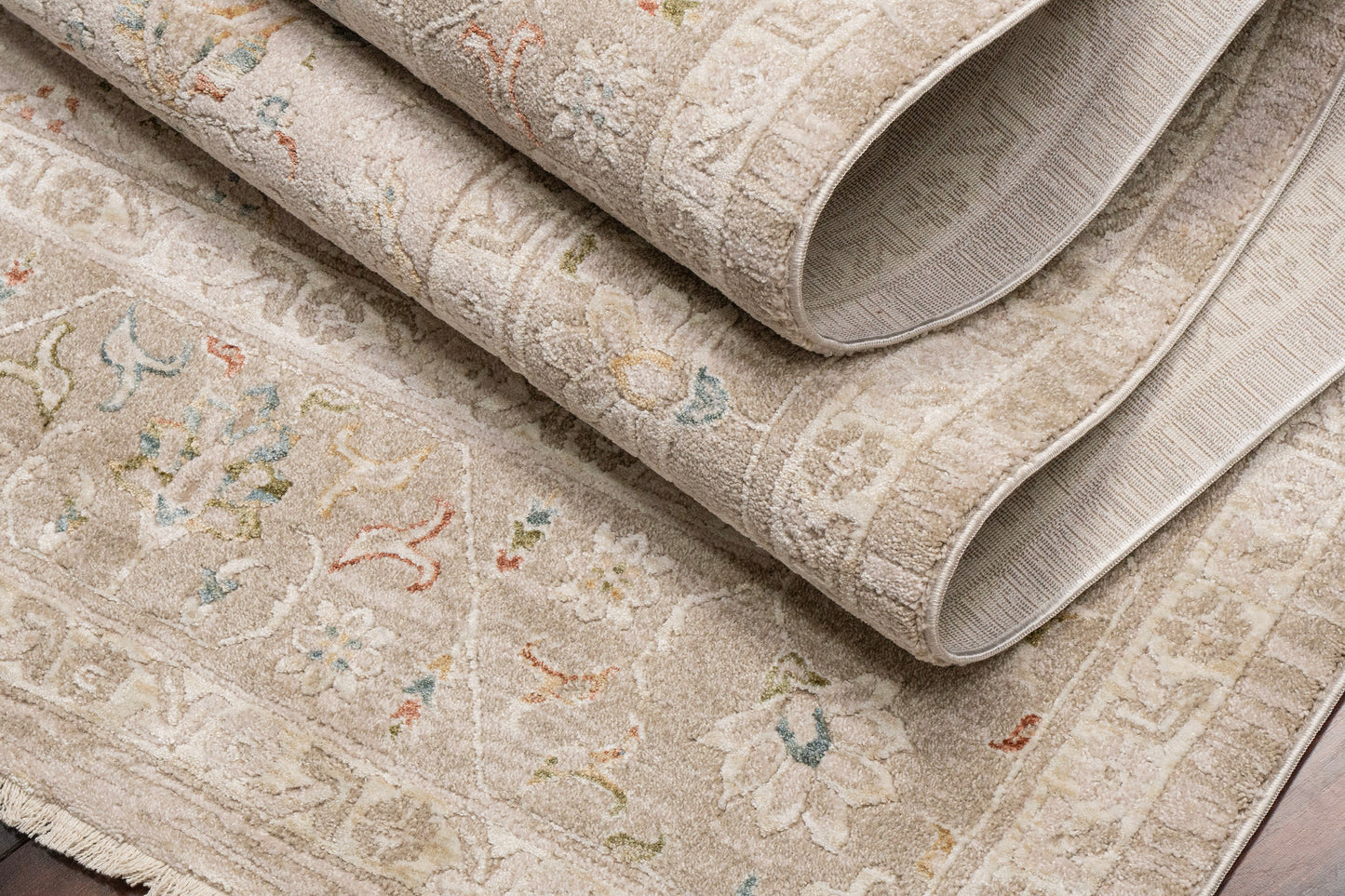 Hudson 1451-880 Beige/Dark Beige Area Rug