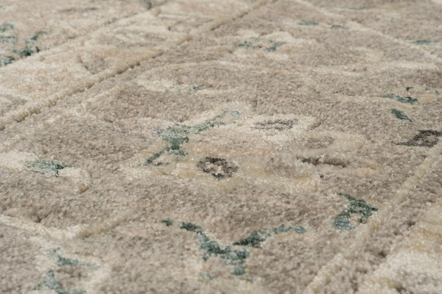 Hudson 1451-890 Beige/Grey Area Rug