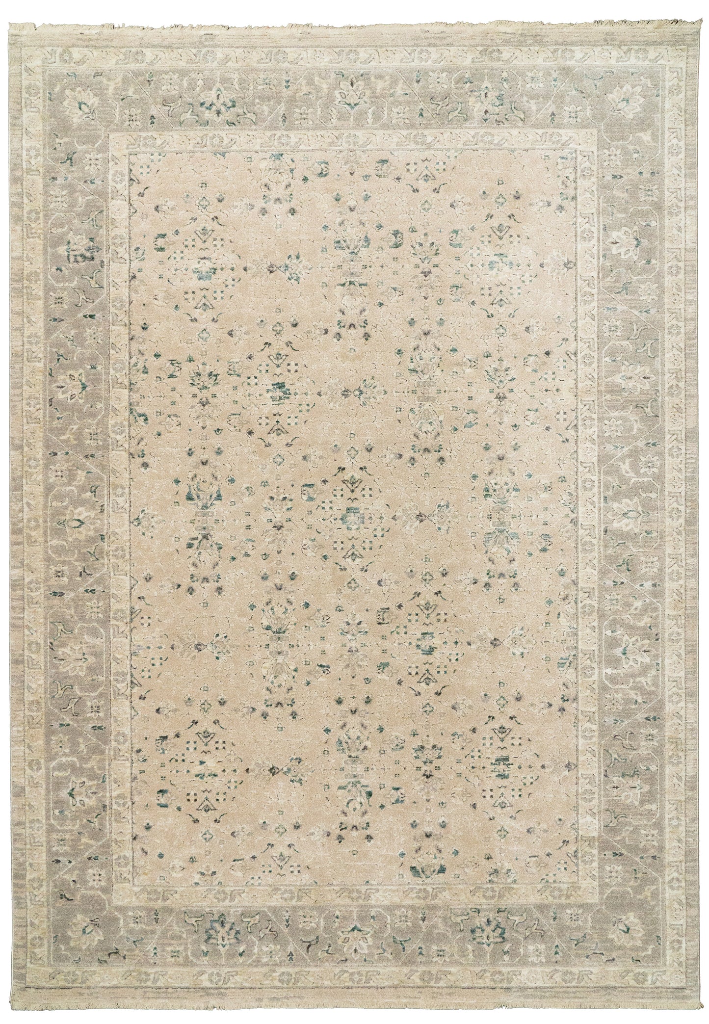 Hudson 1451-890 Beige/Grey Area Rug