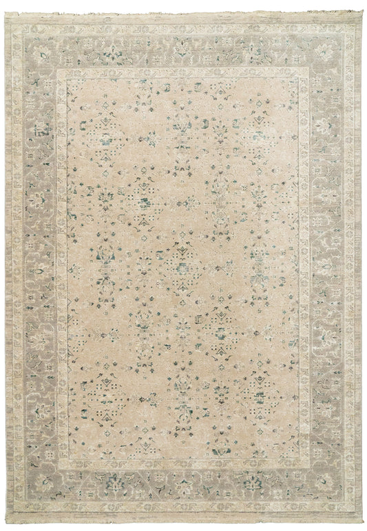 Hudson 1451-890 Beige/Grey Area Rug