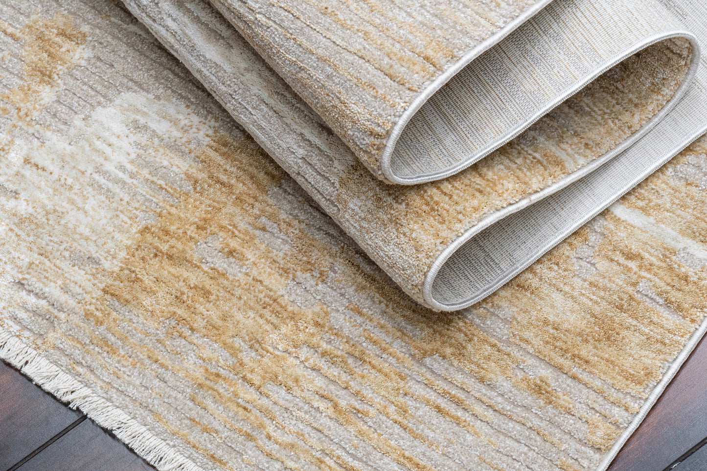 Hudson 1454-700 Gold Area Rug