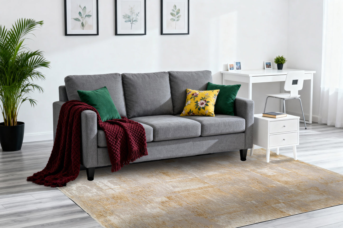 Hudson 1454-700 Gold Area Rug