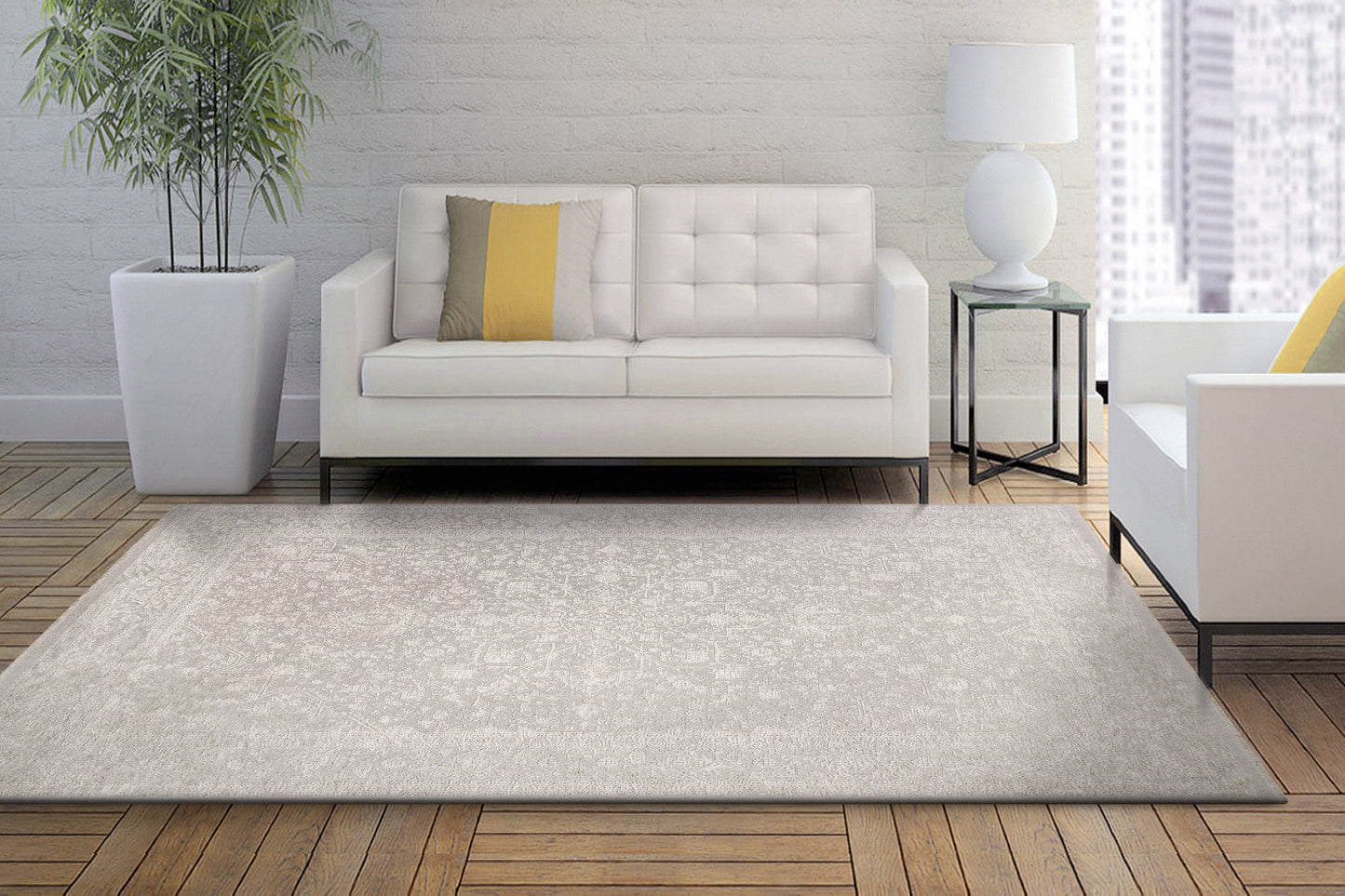 Hudson 1459-810 Beige/Cream Area Rug