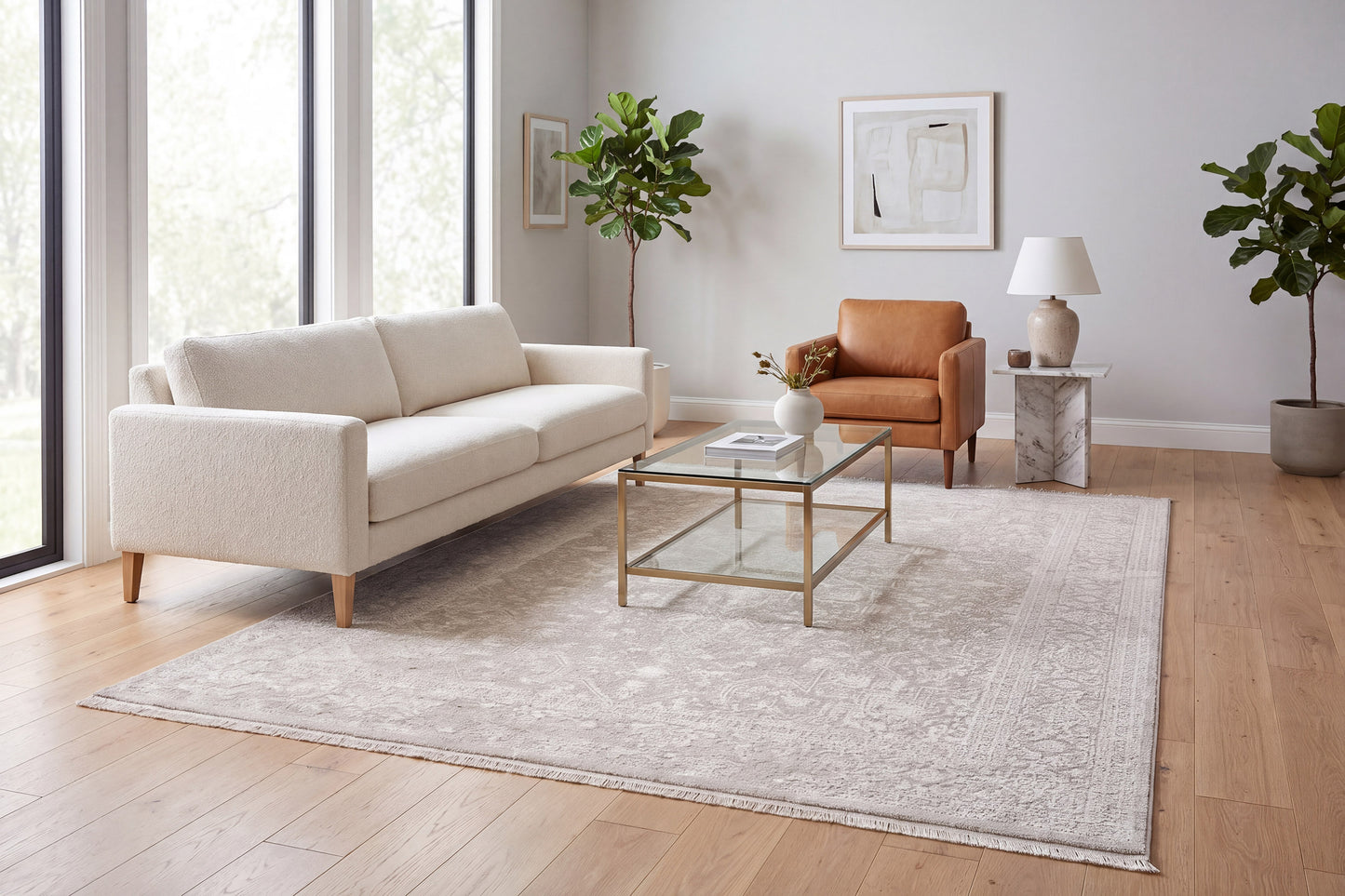 Hudson 1459-810 Beige/Cream Area Rug