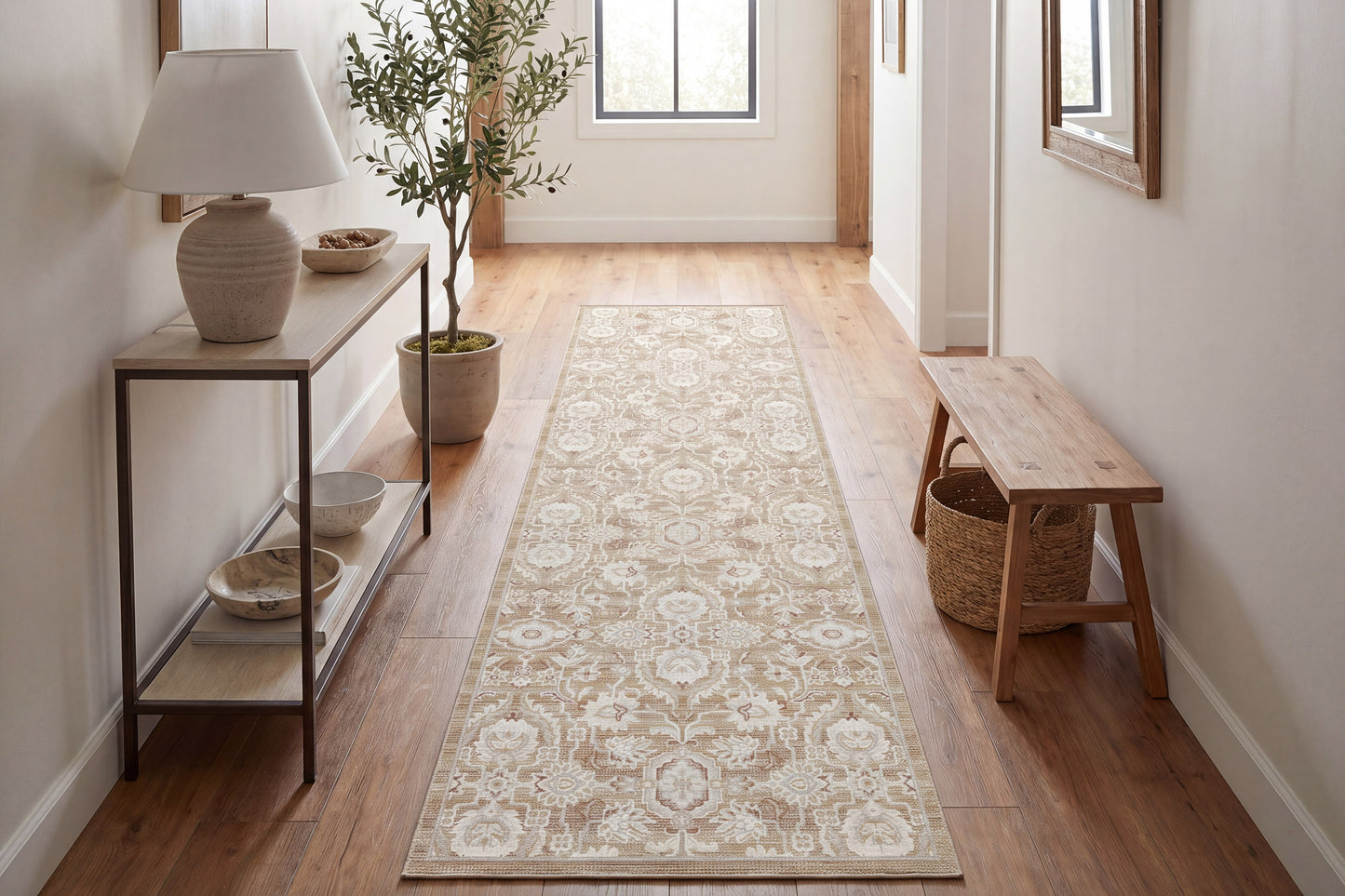 Hudson 1480-710 Gold/Cream Area Rug
