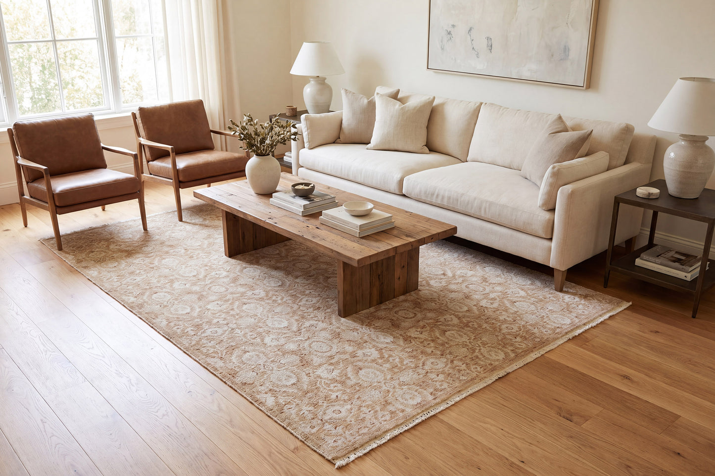 Hudson 1480-710 Gold/Cream Area Rug