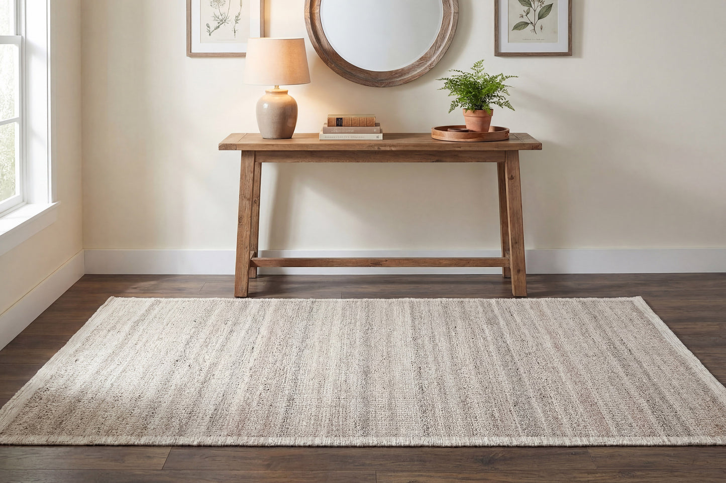 Ivy 6990-800 Beige Area Rug