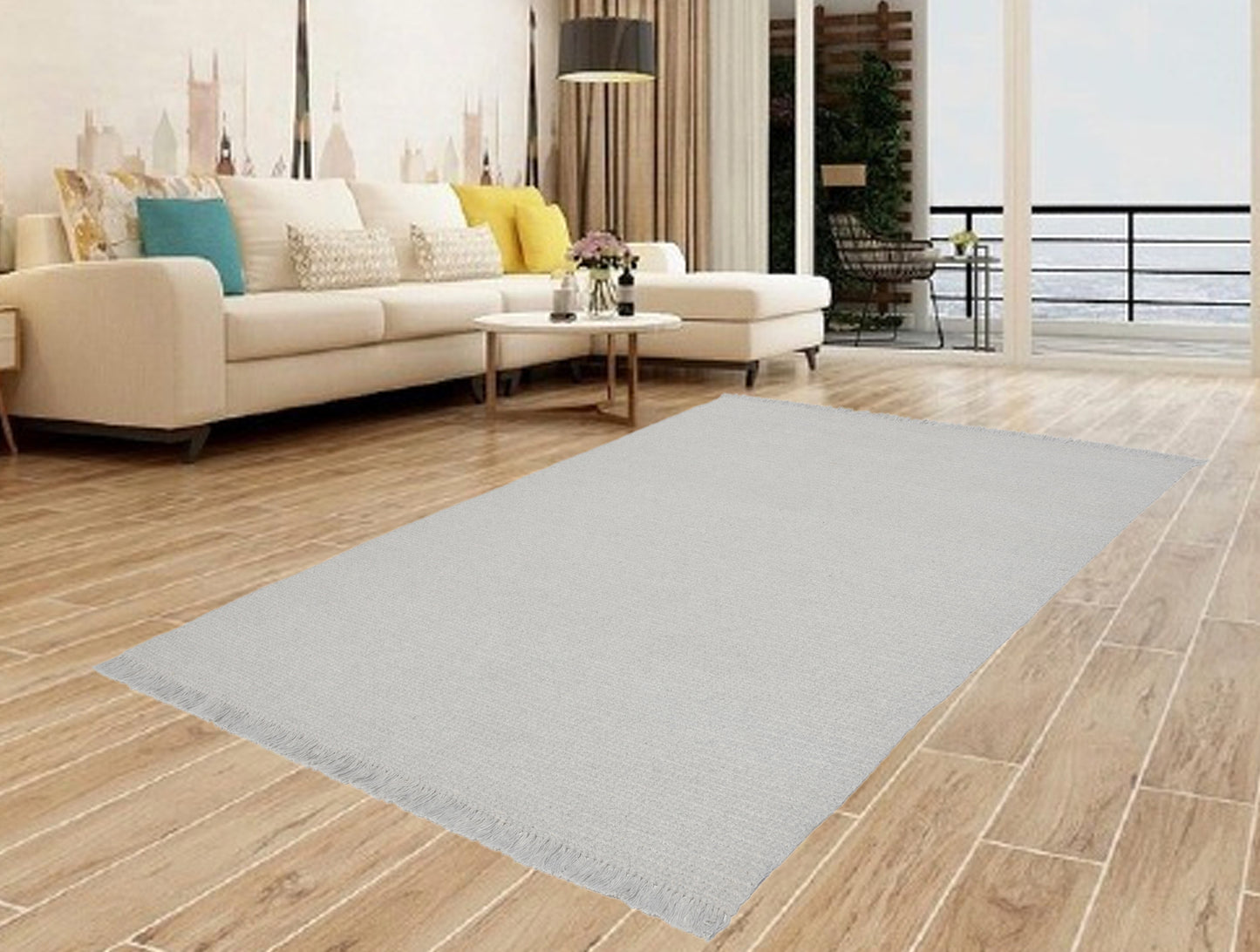 Izzy 5902-109 Light Grey Area Rug