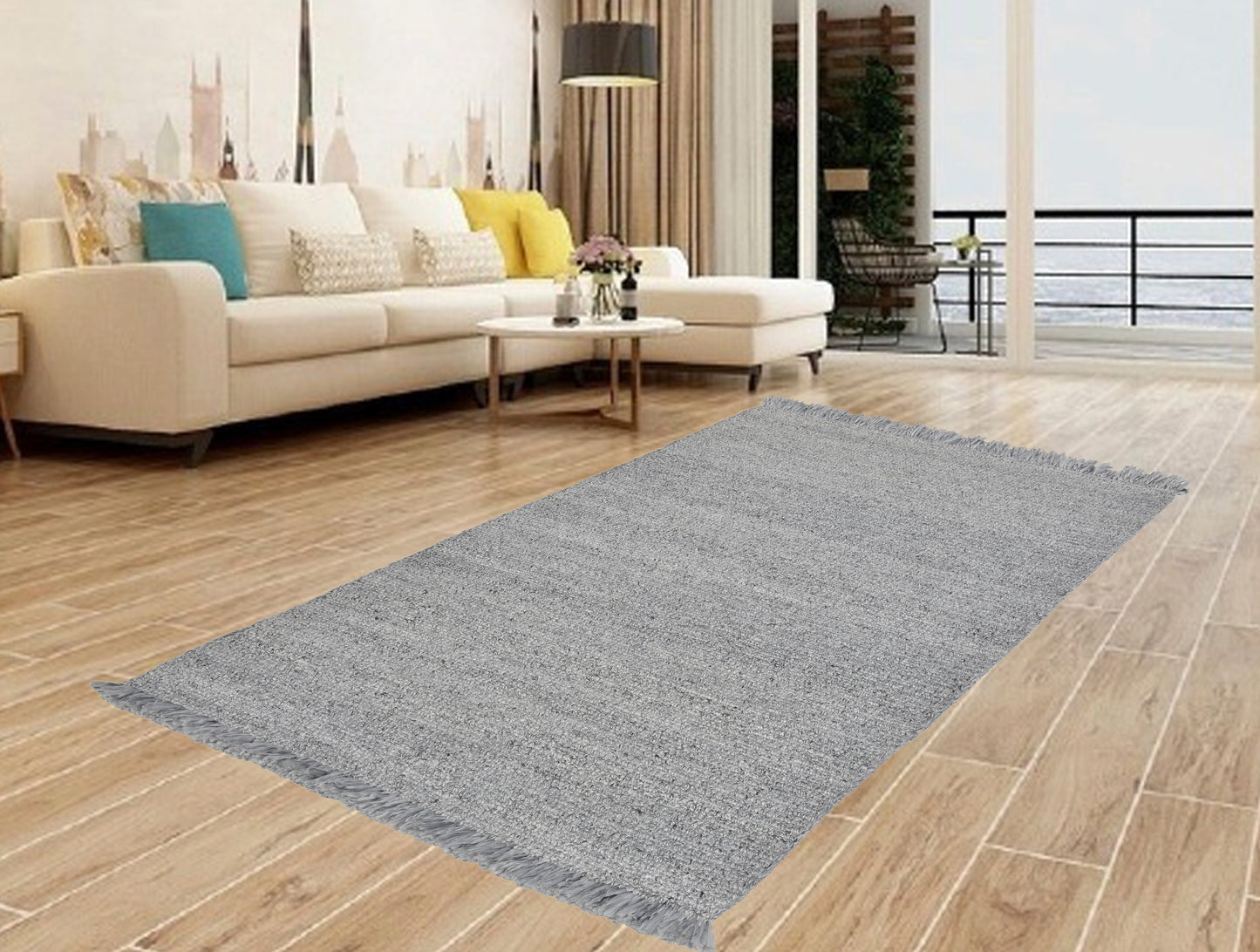 Izzy 5902-900 Silver Area Rug