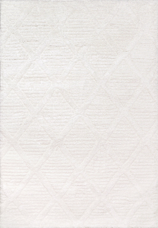 Jasmine Shaggy 3271-100 Cream Area Rug