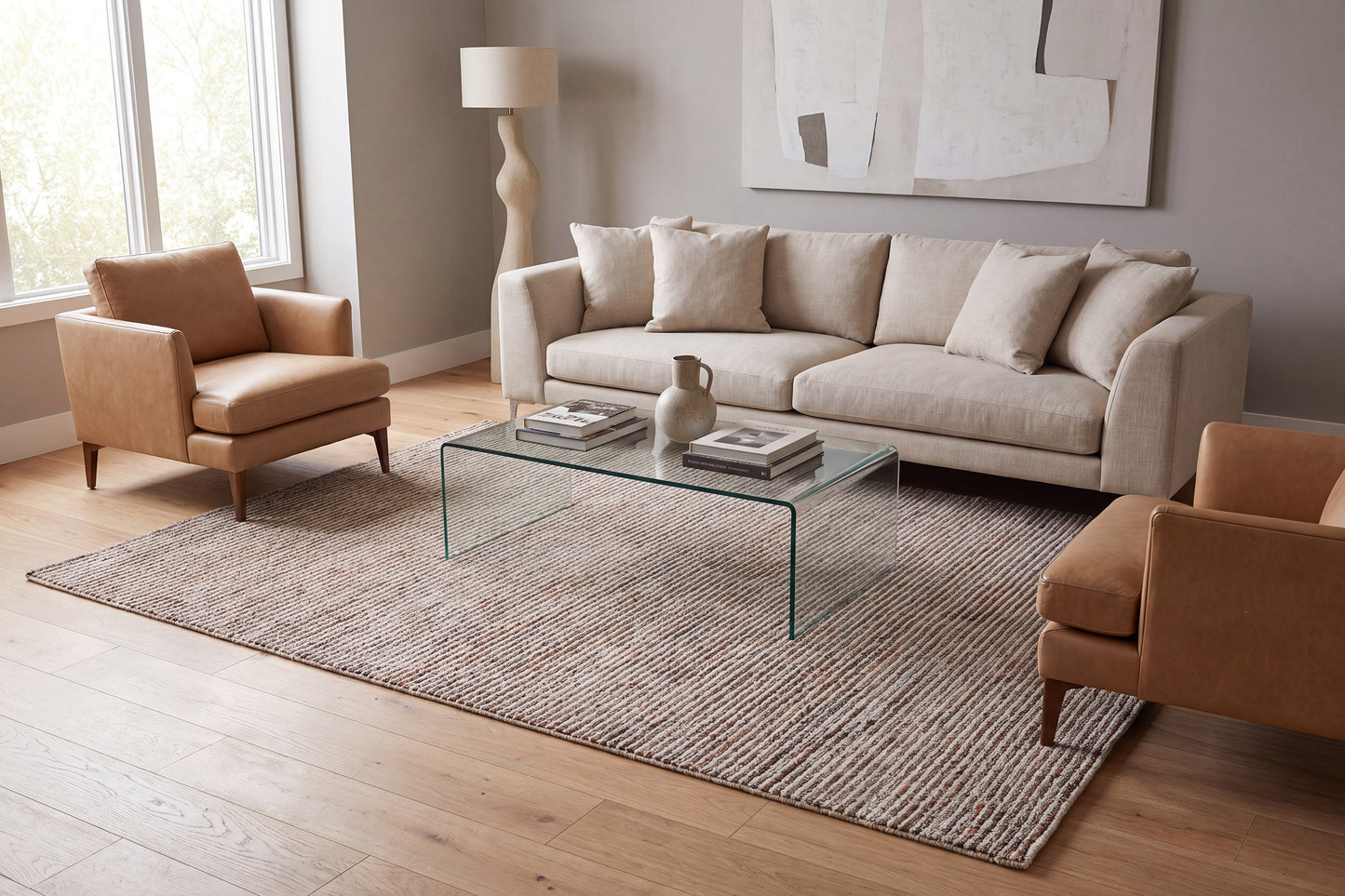 Jax 18990-196 Ivory/Grey/Rust Area Rug