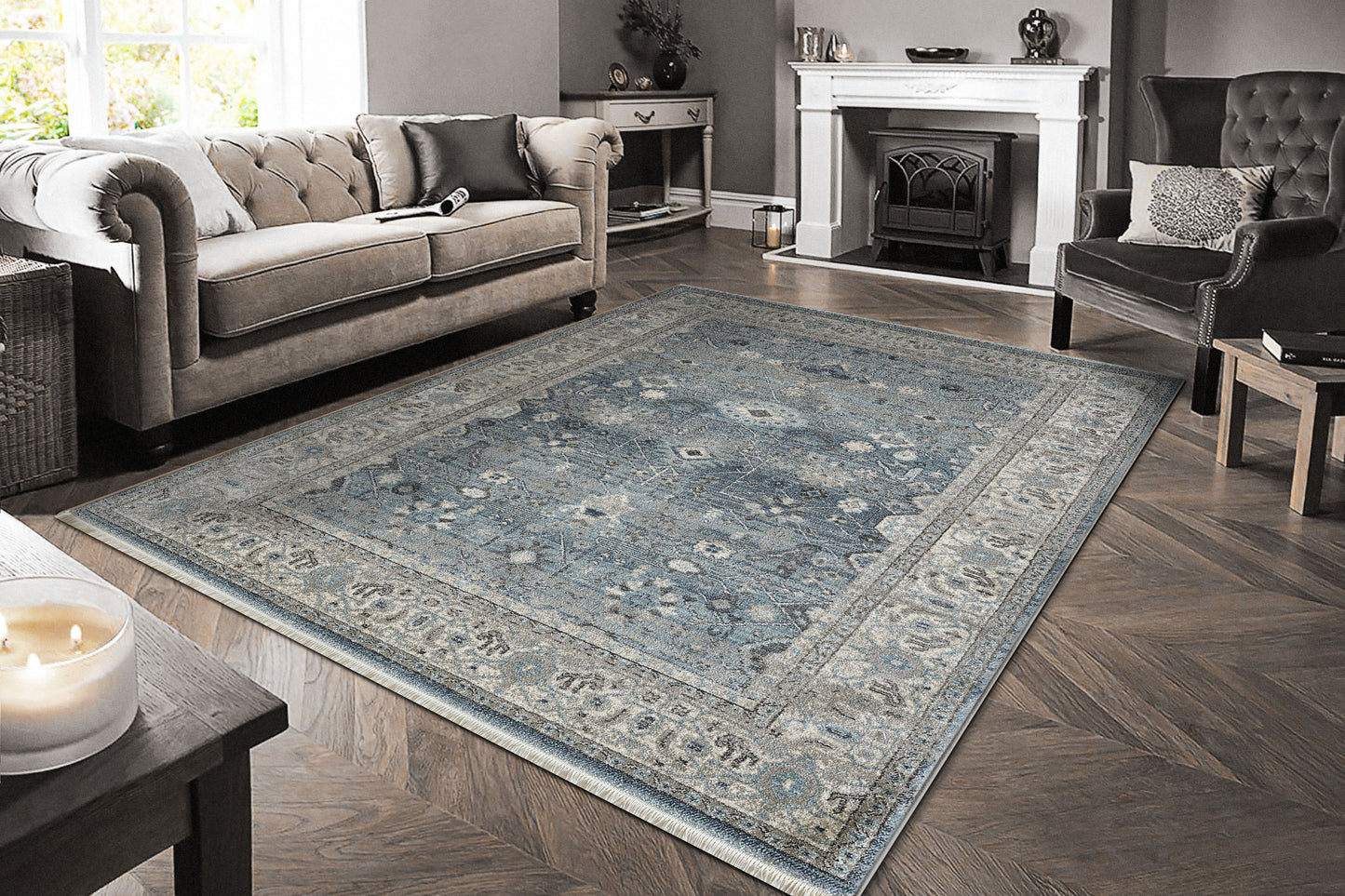 Juno 6881-500 Light Blue Area Rug