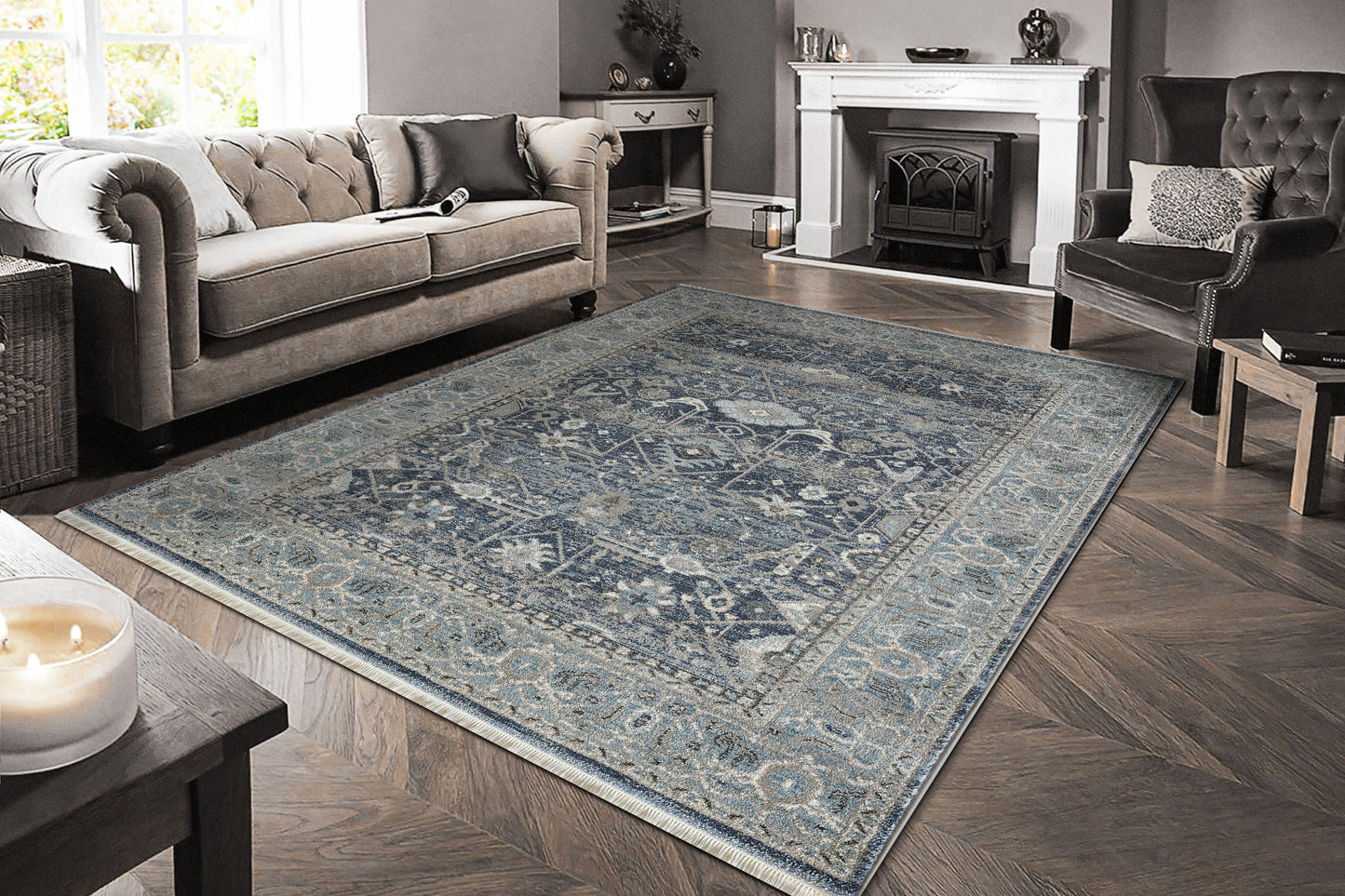 Juno 6881-550 Blue Area Rug