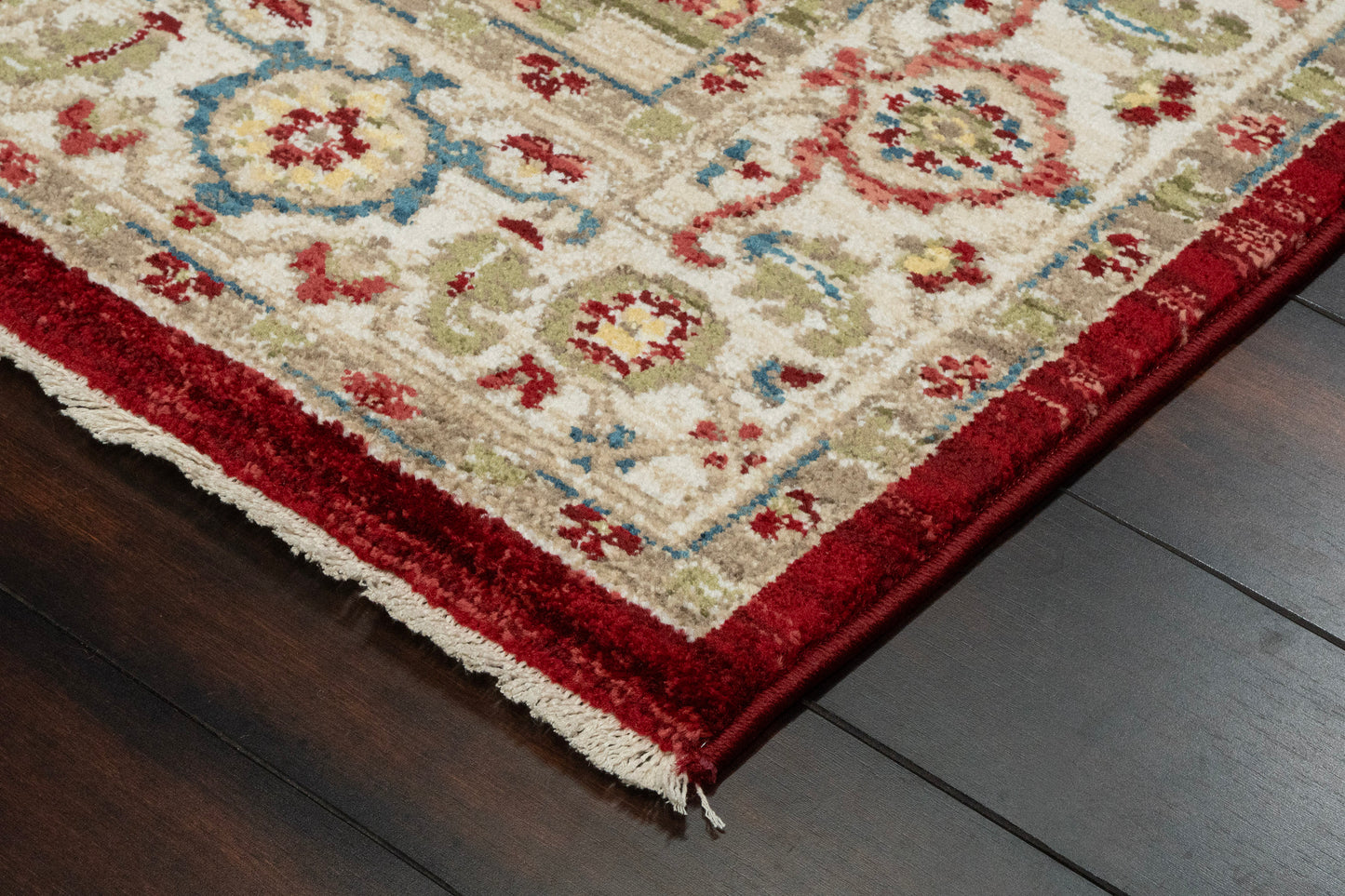 Adorn 130-6882 Ivory/Red Area Rug