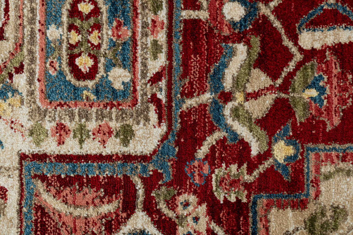 Adorn 130-6882 Ivory/Red Area Rug