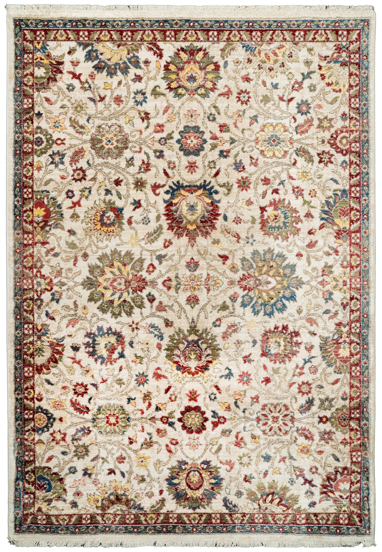 Adorn 130-6883 Ivory/Red Area Rug