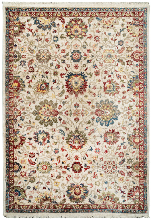 Adorn 130-6883 Ivory/Red Area Rug