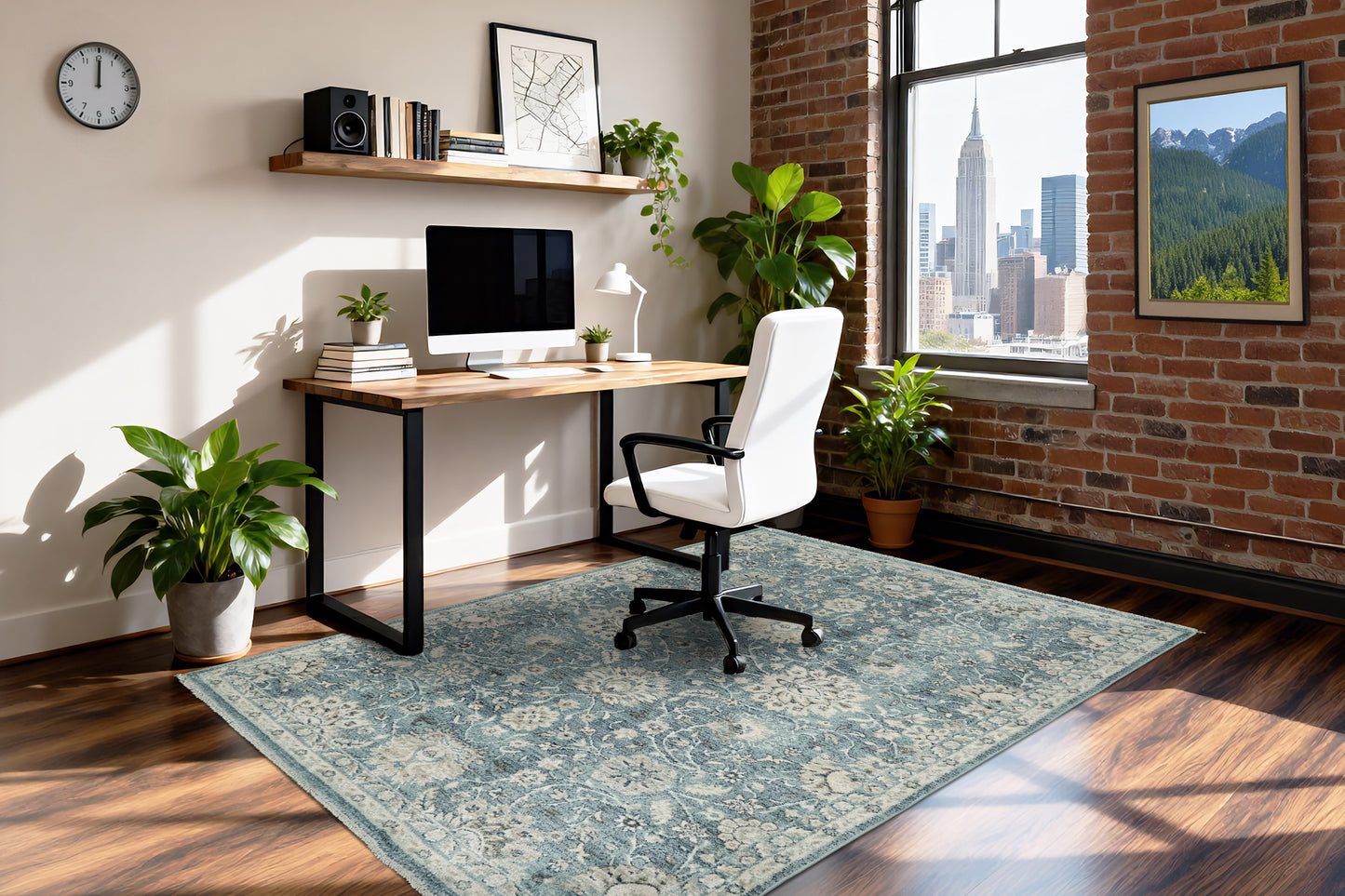 Adorn 500-6883 Light Blue Area Rug