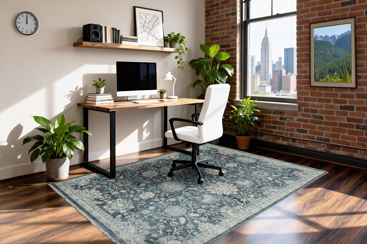 Adorn 550-6883 Blue Area Rug