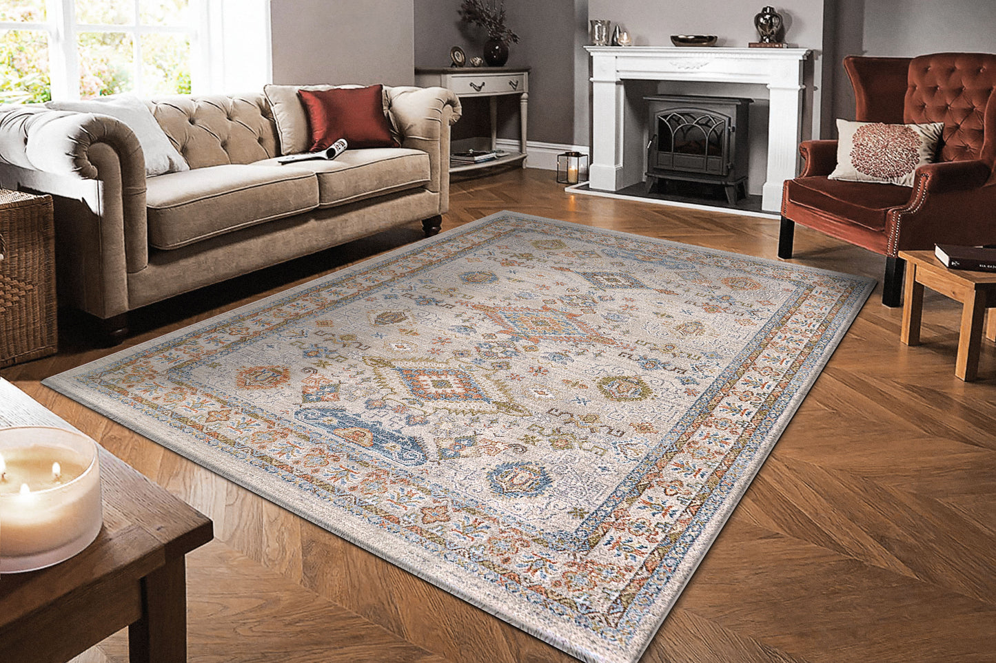 Juno 6886-199 Ivory/Multi Area Rug