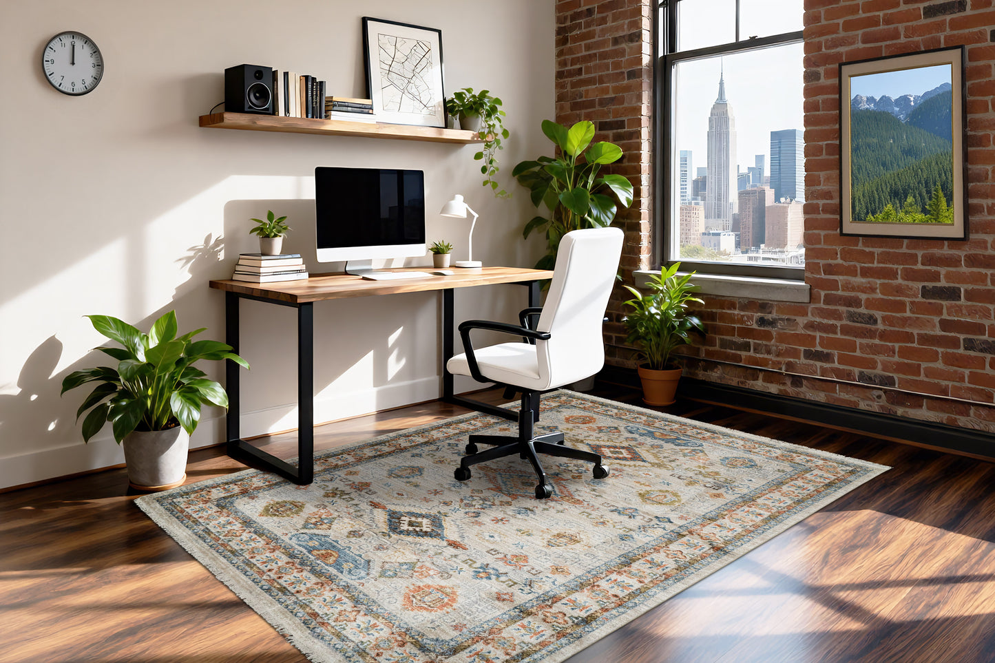 Adorn 199-6886 Ivory/Multi Area Rug